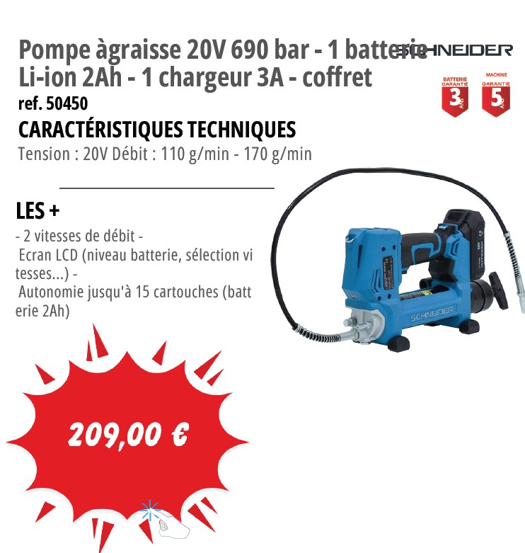 produit 1 : pompe à graisse