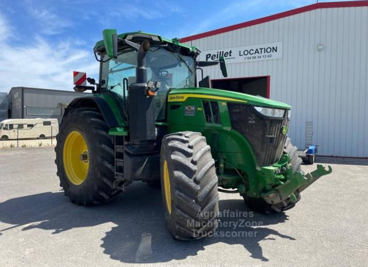 Tracteur John deere 7R310 green vert