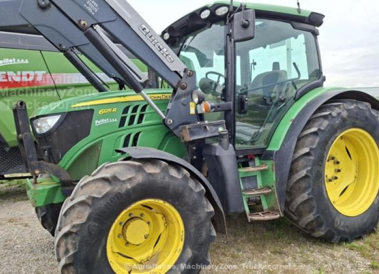 PHOTO TRACTEUR JOHN DEERE 6125R VERT