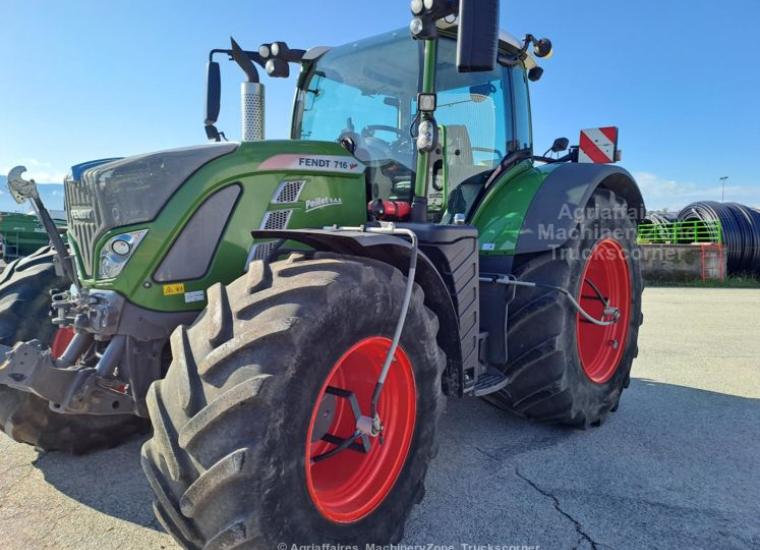 tracteur fendt 716 vert